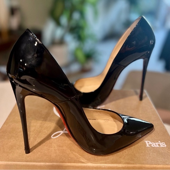 CHRISTIAN LOUBOUTIN SO KATE 120 PATENT 💯 AUTHENTIC - Picture 2 of 6